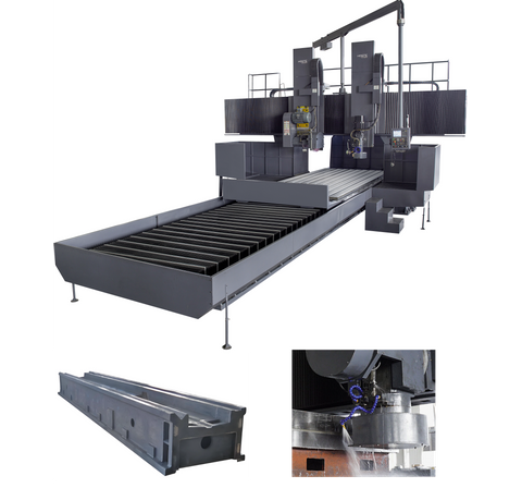 Double Column Surface Grinder with Two Heads