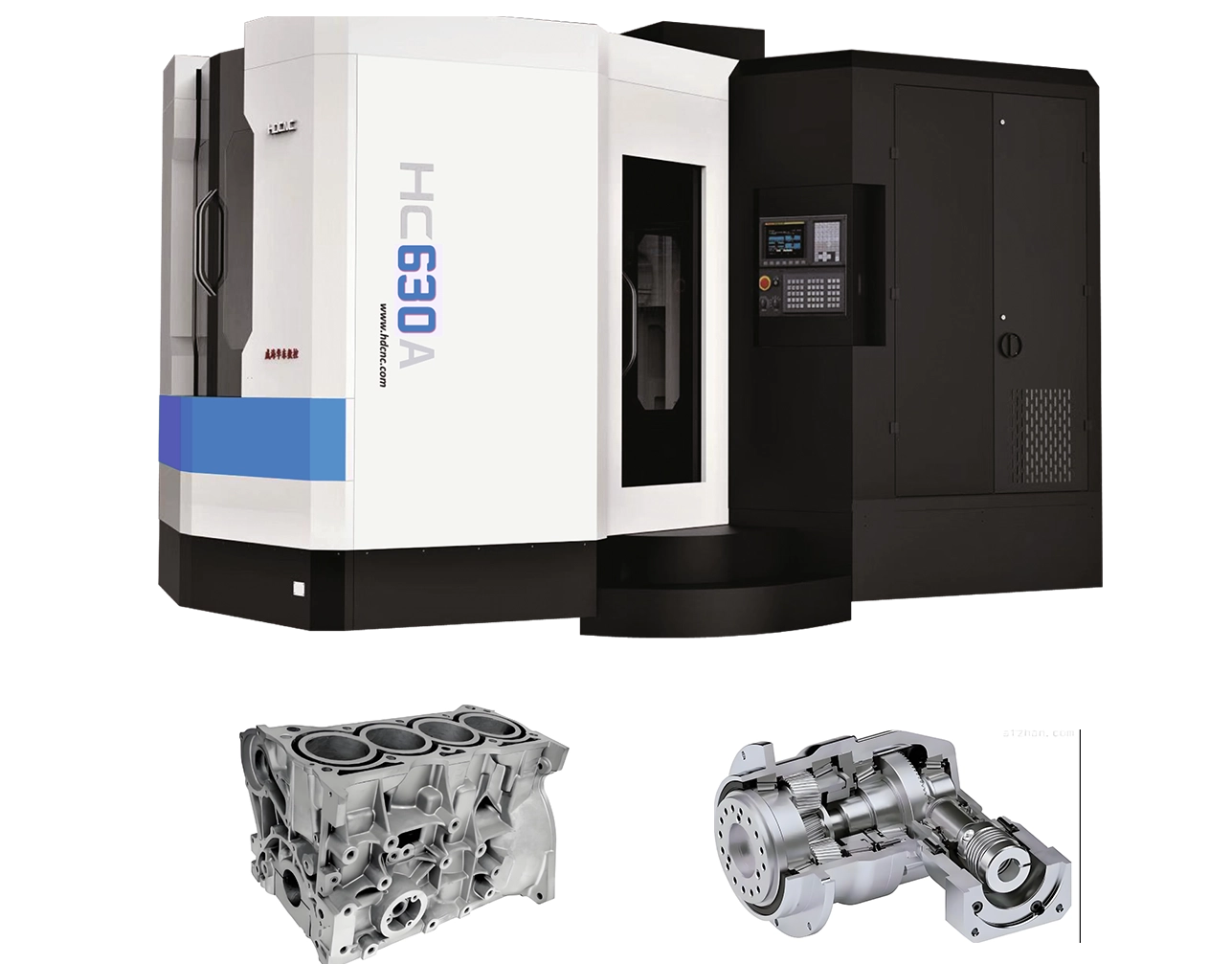 Horizontal Machining Center with Liner Guideway