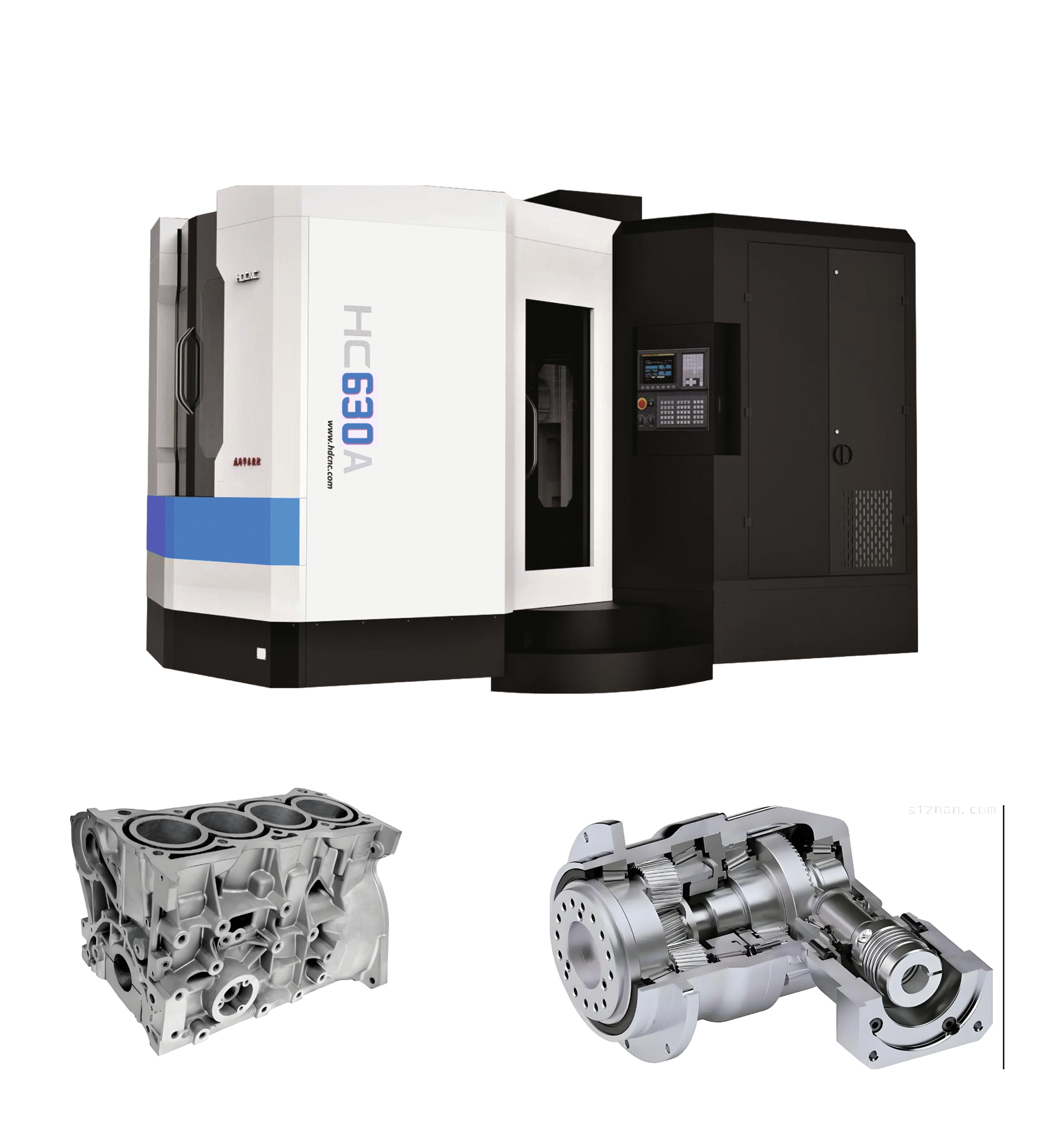 Horizontal Machining Center with Liner Guideway